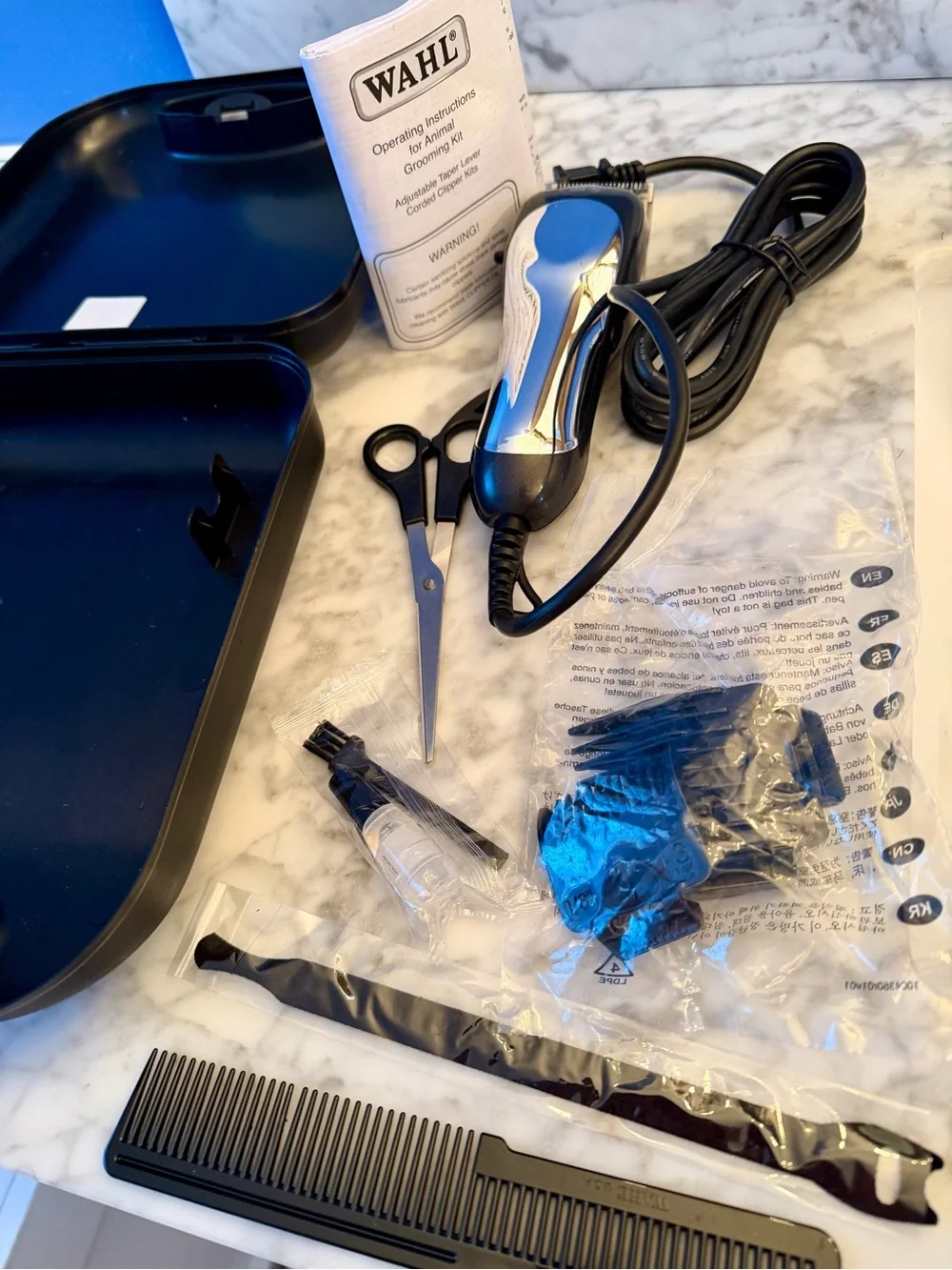 Wahl Pet Pro Dog Grooming Kit - Corded Clipper for Dogs - 9281-210-MI